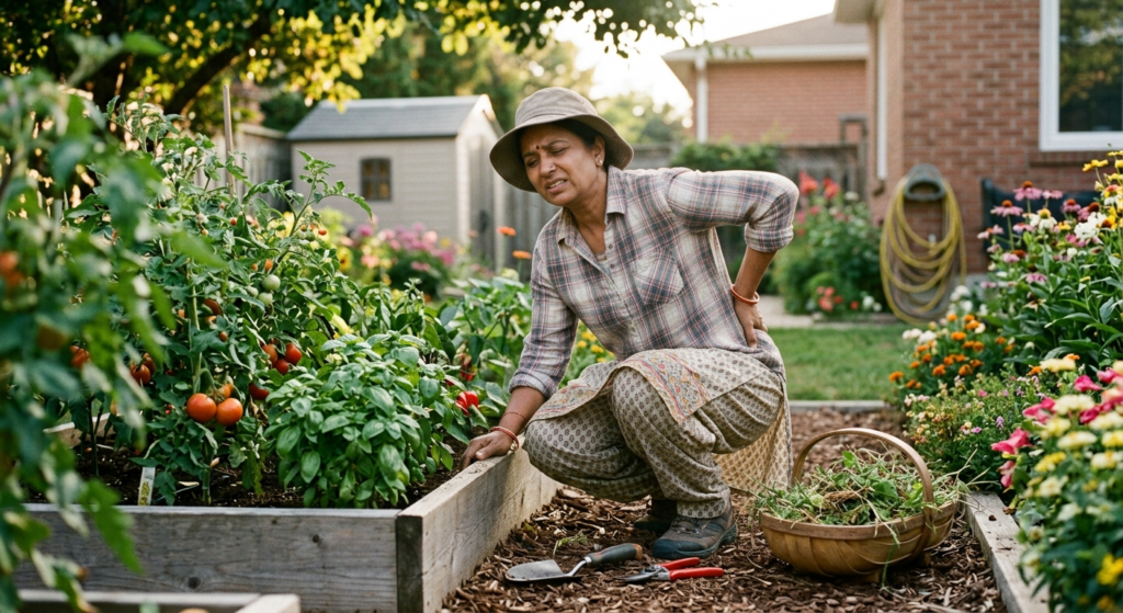 gardening back pain relief