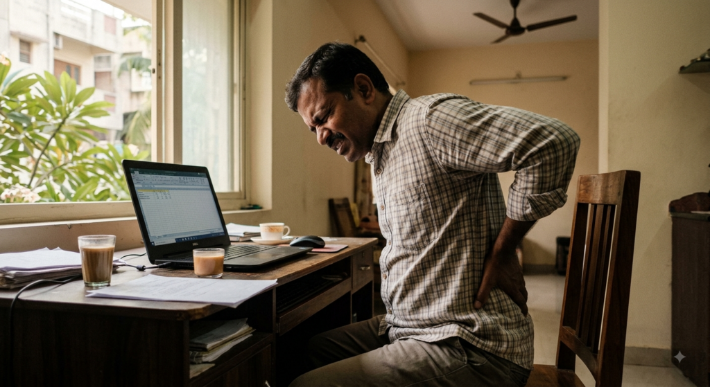 lower back pain from sitting