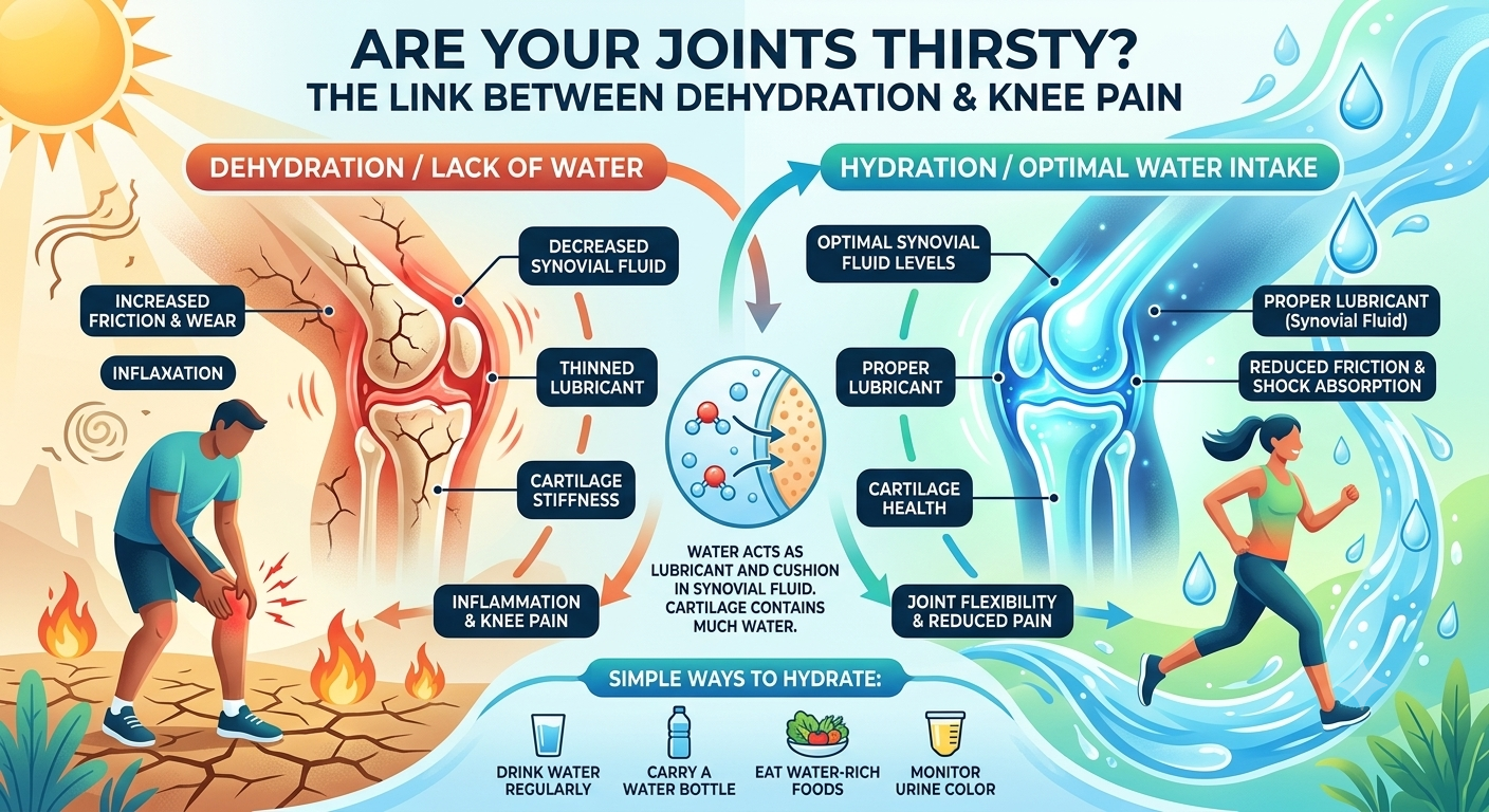 dehydration joint pain