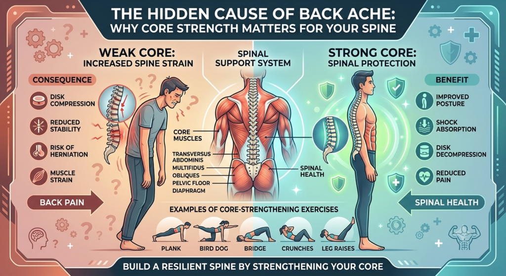 core strength back pain