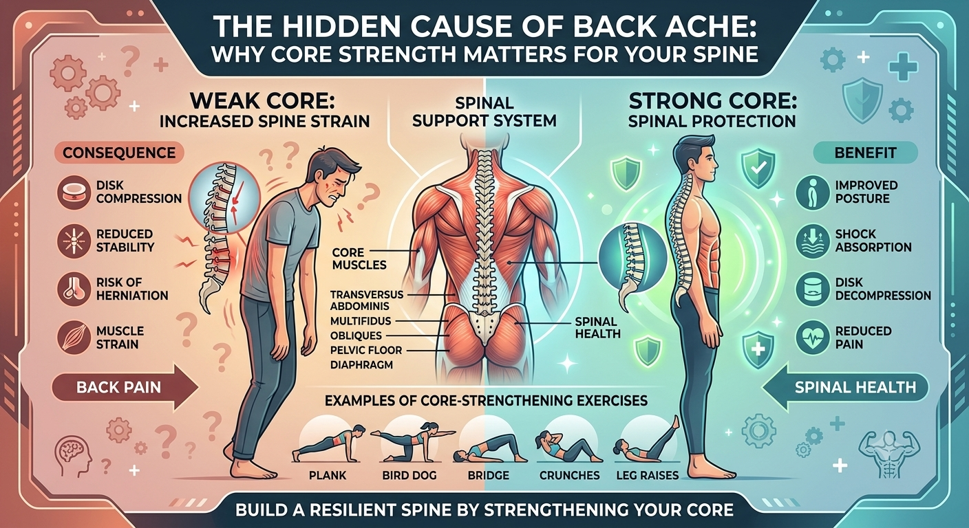 core strength back pain